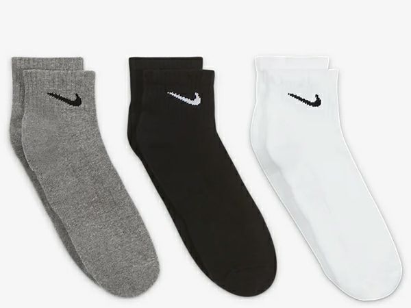 ナイキNIKEエブリデイクッションドソックス3足セットメンズレディースユニセックススポーツ靴下ソックスSX7667-964