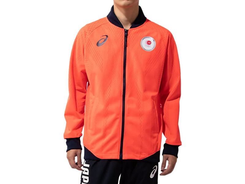 販売最安ポディウムジャケット JOC EMBLEM Mサイズ 東京2020 オリンピック　アシックス オリンピック