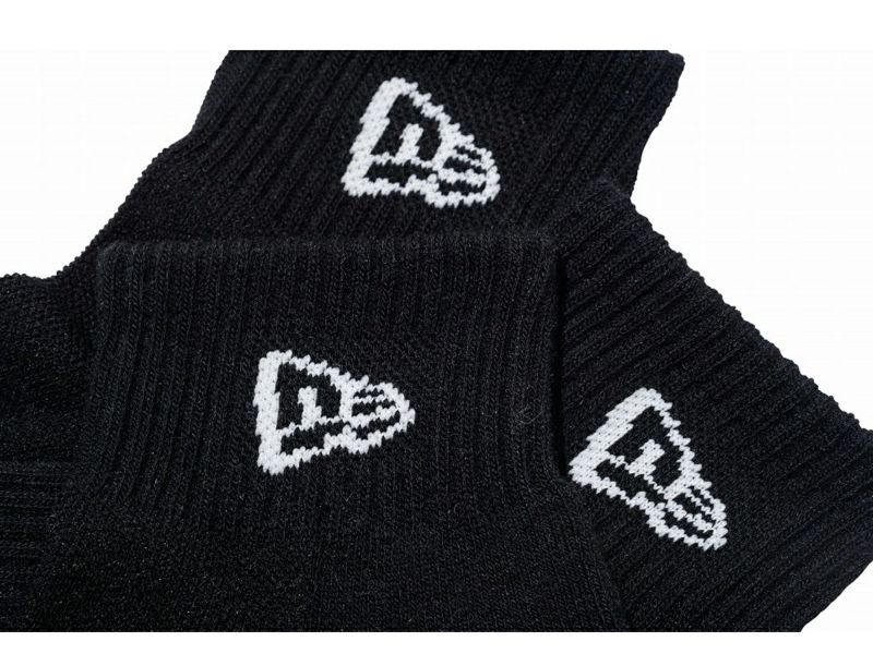 ニューエラ NEW ERA SOCKS ANKLE 3PAIRS ソックス アンクル 3ペア ブラック 黒 ユニセックス カジュアル 小物 靴下  ソックス 11531695-BK | スポーツマリオ公式通販サイト