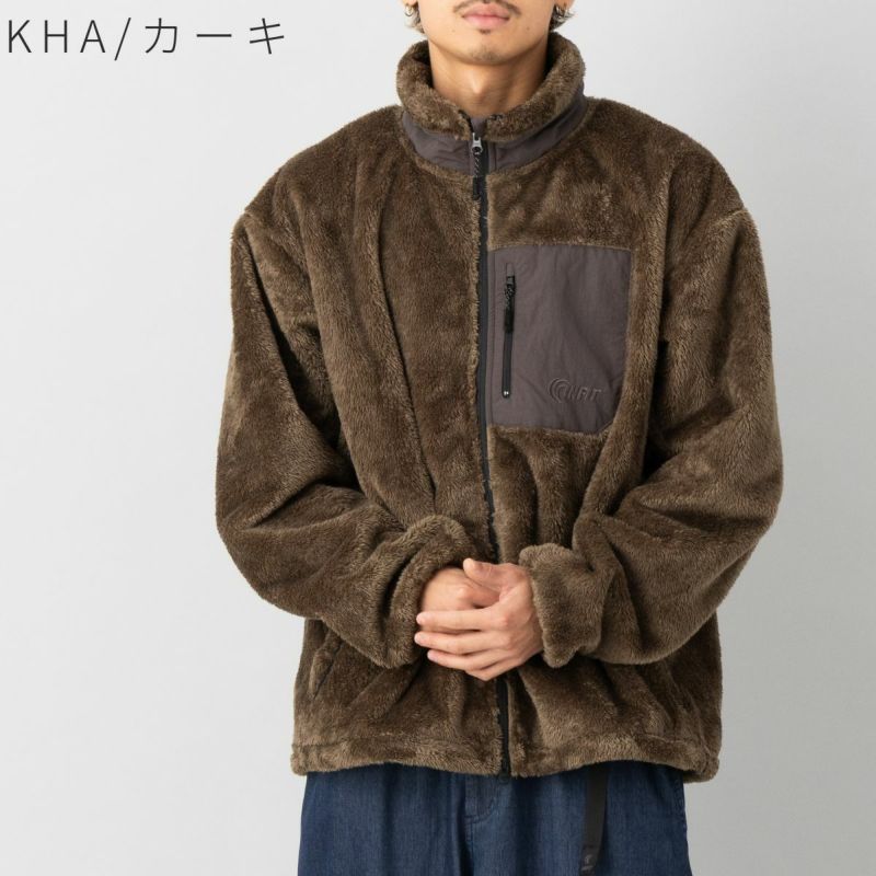 Stone  フリースジャケット SEN TOKYO ブルゾン アウター 無骨なビッグシルエット。スタンドカラー