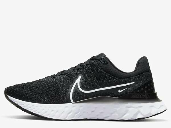 ナイキ NIKE REACT INFINITY RUN FK 3 リアクト インフィニティ ラン フライニット 3 レディース ブラック 黒 スポーツ  ランニングシューズ ランシュー DD3024-001 アウトレット セール | スポーツマリオ公式通販サイト