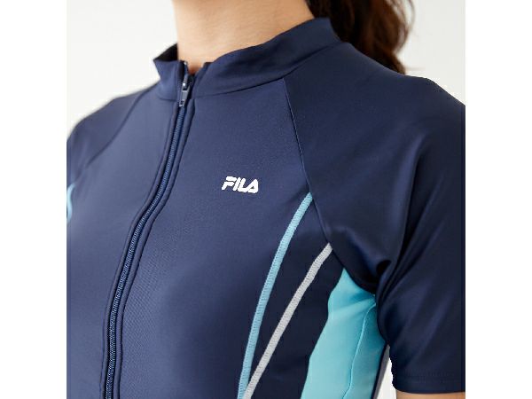 フィラ FILA 半袖フルジップタンキニ水着 レディース ネイビー 紺 水泳 スイム フィットネス 水着 311203-NV |  スポーツマリオ公式通販サイト