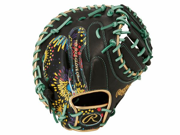 ローリングスRawlingsHOHグラフィック軟式用グラブ捕手用一般ブラック黒野球硬式グローブキャッチャーミットGR2FHG2AF-B/GRY/SX×RY