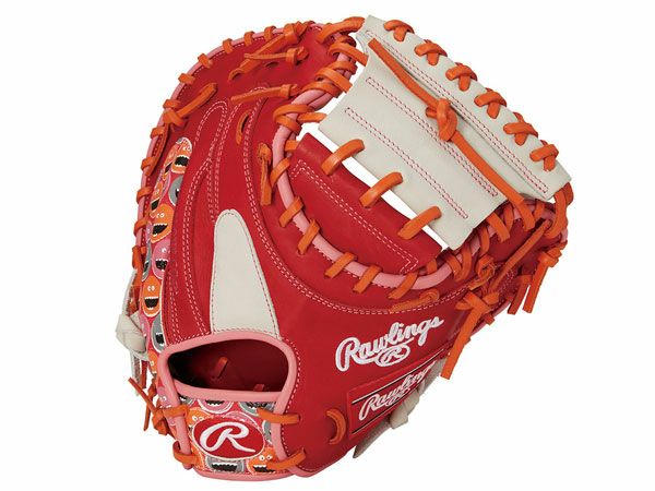 ローリングスRawlingsHOHグラフィック軟式用グラブ捕手用一般ブラック黒野球硬式グローブキャッチャーミットGR2FHG2AF-B/GRY/SX×RY