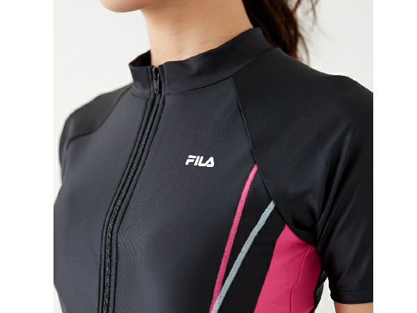 フィラ FILA 半袖フルジップタンキニ水着 レディース ブラック 黒 水泳 スイム フィットネス 水着 311203-BPK |  スポーツマリオ公式通販サイト