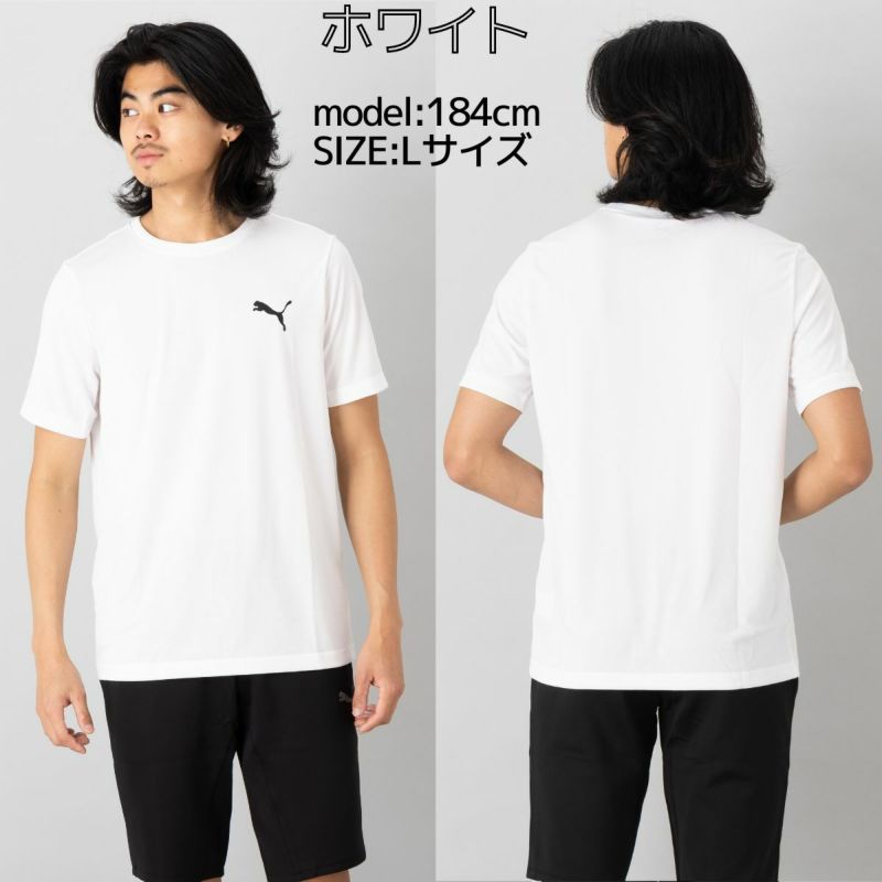 プーマPUMAメンズスポーツウェアランニング上下セットTシャツハーフパンツソックス3点セットスポーツ上下セットセットアップ半袖588866657414