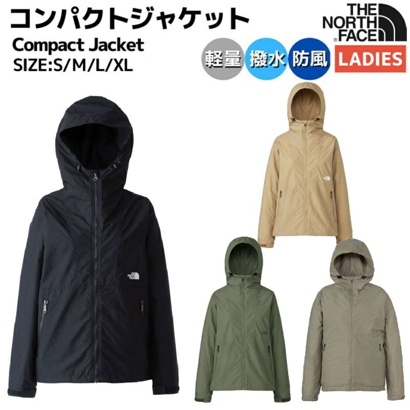 日本産 ノースフェイス マウンテンパーカー レディース コンパクトジャケット NPW72230 K THE NORTH FACE fucoa.cl