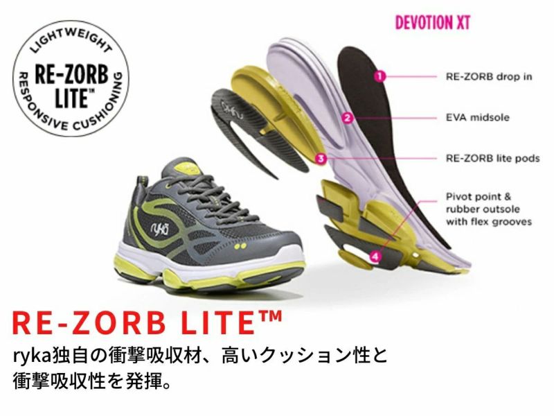 ライカ ryka NEVER QUIT レディース シューズ スポーツ ダンス