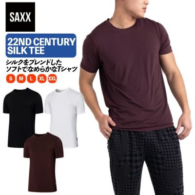 22ND CENTURY SILK TEE メンズ センチュリーシルクティー Tシャツ トップス 半袖 部屋着 寝間着 パジャマ サックスアンダーウェアー SAXX UNDERWEAR SXSC67