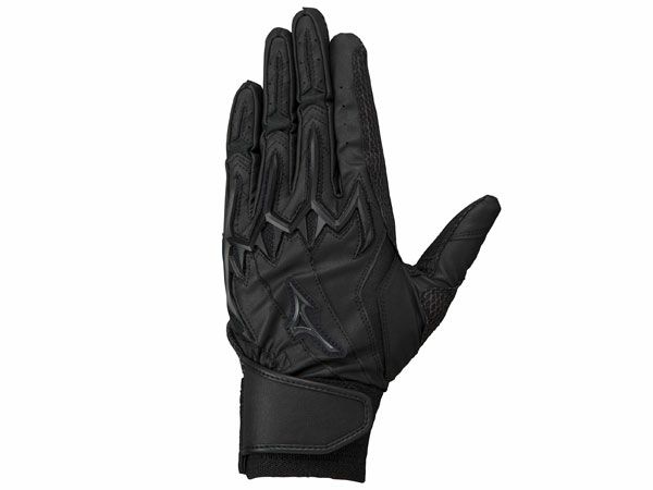 ミズノMIZUNOミズノプロシリコンパワーアークLIW-Leather(両手用)高校野球ルール対応モデルホワイト白野球バッティング手袋両手1EJEH501-10/90