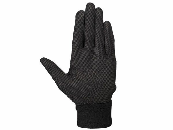 ミズノMIZUNOミズノプロシリコンパワーアークLIW-Leather(両手用)高校野球ルール対応モデルホワイト白野球バッティング手袋両手1EJEH501-10/90