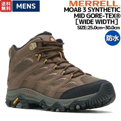 メレル MERRELL MOAB 3 SYNTHETIC MID GORE-TEX WIDE