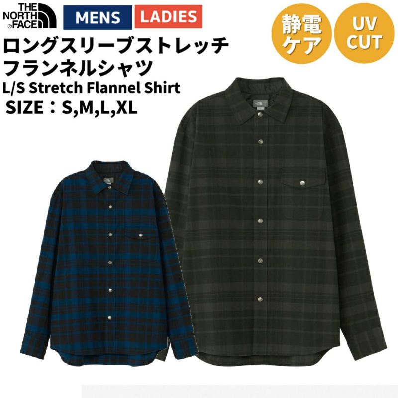 ノースフェイス THE NORTH FACE L/S Stretch Flannel Shirt ロングスリーブストレッチフランネルシャツ メンズ  レディース ユニセックス 秋 冬 カジュアル シャツ 長袖 チェック柄 NR62031 HP HT | スポーツマリオ公式通販サイト