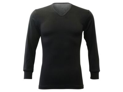 リベルタ Liberta ThermOne Lightweight サーモワン ライトウェイト Vネック9分袖 メンズ ブラック 黒 スポーツ インナー 防寒 長袖 シャツ 26100011A/26100012A/26100013A