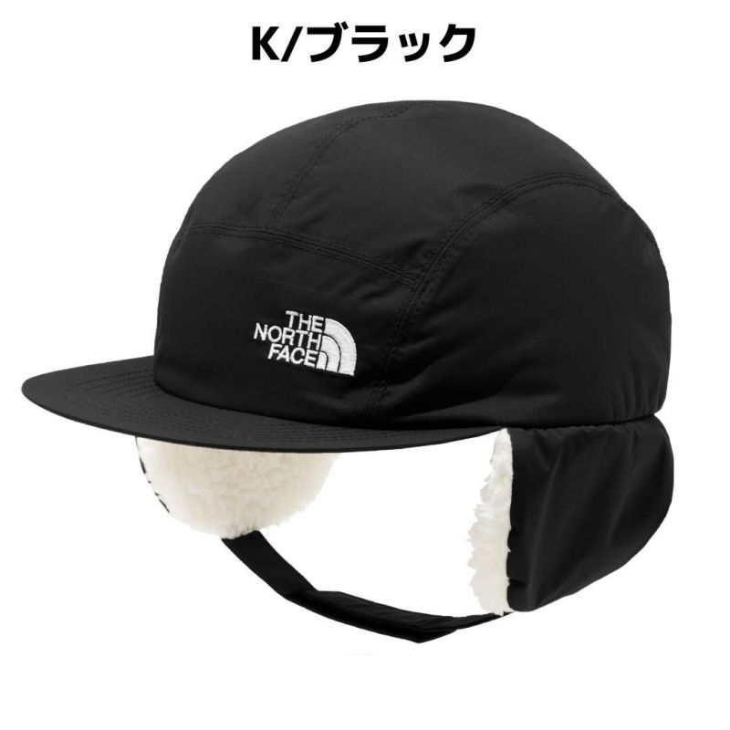 ノースフェイスTHENORTHFACEKids'BadlandCapバッドランドキャップキッズジュニア秋冬ブラックグリーンカジュアル帽子キャップ耳あて付き防寒防水NNJ42103KTG