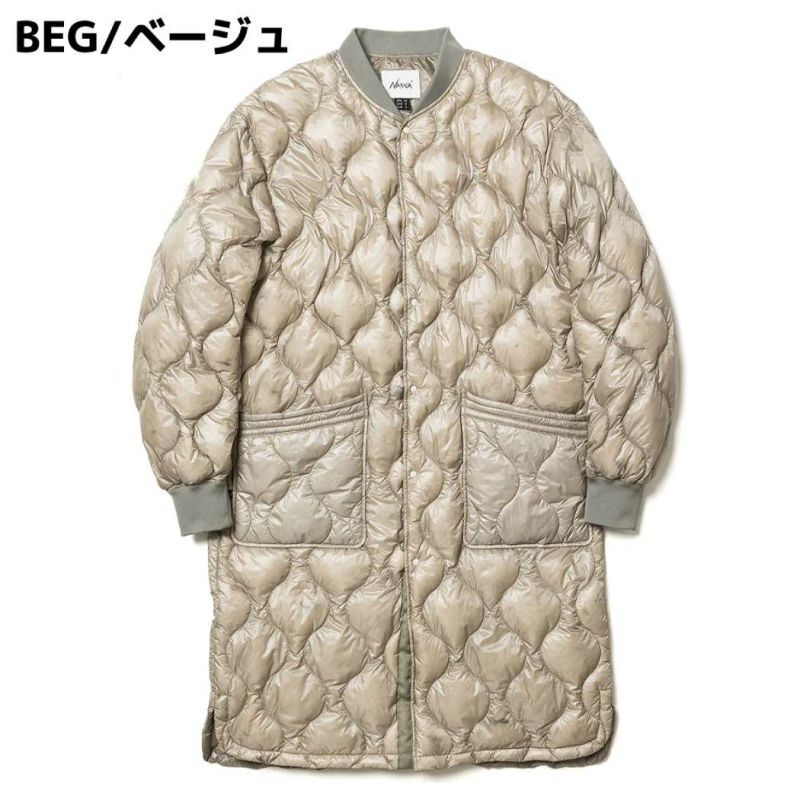 ナンガ NANGA ONION QUILT DOWN HALF COAT オニオン キルト ダウン