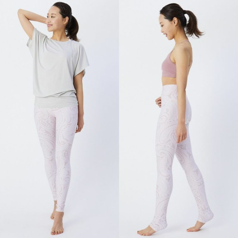 ジュリエ Julier Faint ペイズリープリント ヨガレギンス SALE】【Julier（ジュリエ）】Faintペイズリープリントスーパー