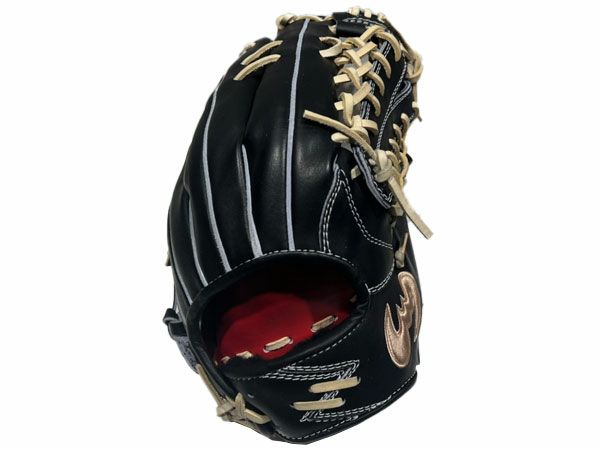 ジームスZeems限定軟式用グラブ外野手用学生草野球ZEEMSロゴ野球軟式グローブSV-524GGN