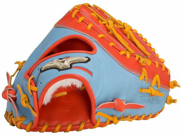 ミズノMIZUNO専用グラブ袋付きグローバルエリート軟式用グラブ一塁手用インフィニティNEOTK型オレンジレッド野球軟式グローブファーストミット1AJFR28300-2962/5221