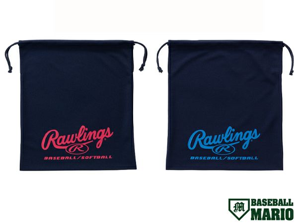 ローリングスRawlingsヴィクトリー01グラブ袋一般ネイビー野球グローブ小物袋EAC12F12AN×PKN×LBLU