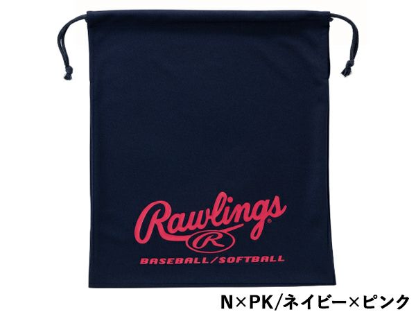 ローリングスRawlingsヴィクトリー01グラブ袋一般ネイビー野球グローブ小物袋EAC12F12AN×PKN×LBLU