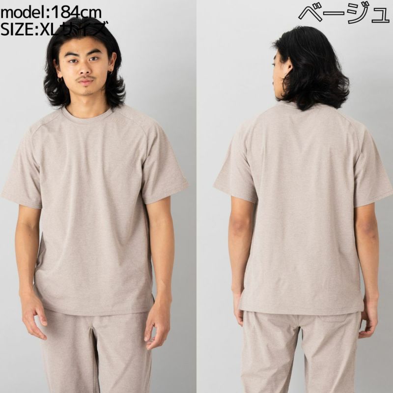 Tシャツ トップス ラグランスリーブTシャツ メンズ 半袖 カットソー