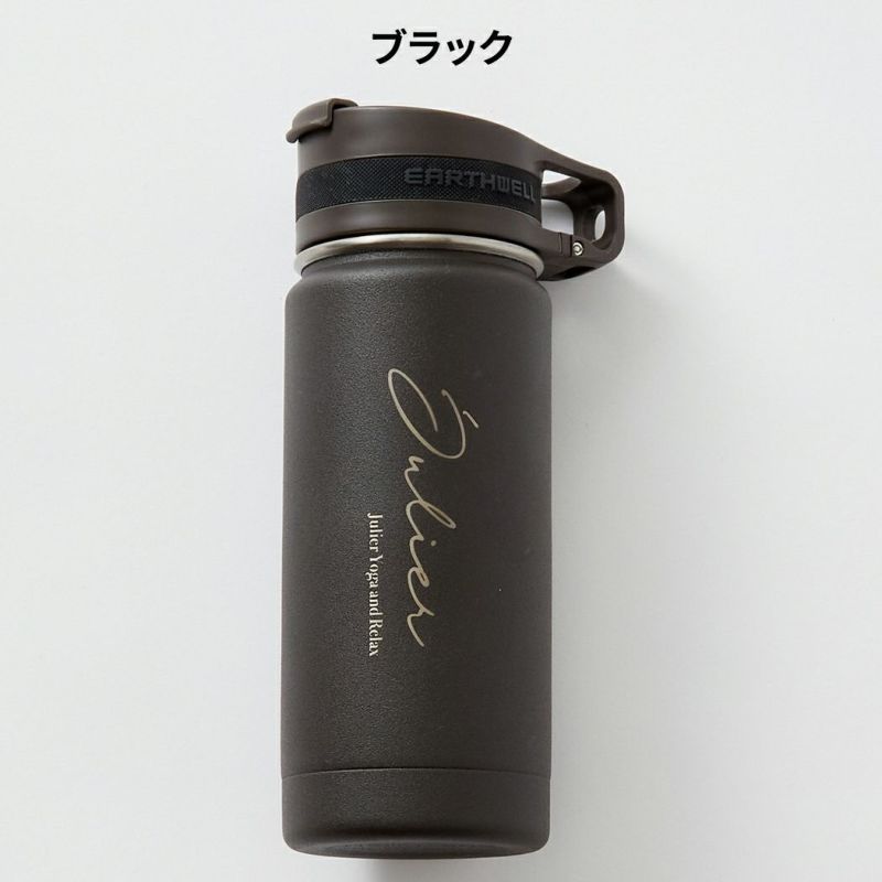 ジュリエJulierEarthwell×Julierループタンブラー大16oz473mlホワイトブラック保温保冷登山アウトドアトレイル小物タンブラー水筒プレゼントギフトB1933TAC031