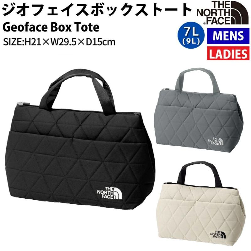 ノースフェイス THE NORTH FACE Geoface Box Tote ジオフェイスボックストート 7L カジュアル バッグ トートバッグ  NM32355 K SP VW スポーツマリオ公式通販サイト