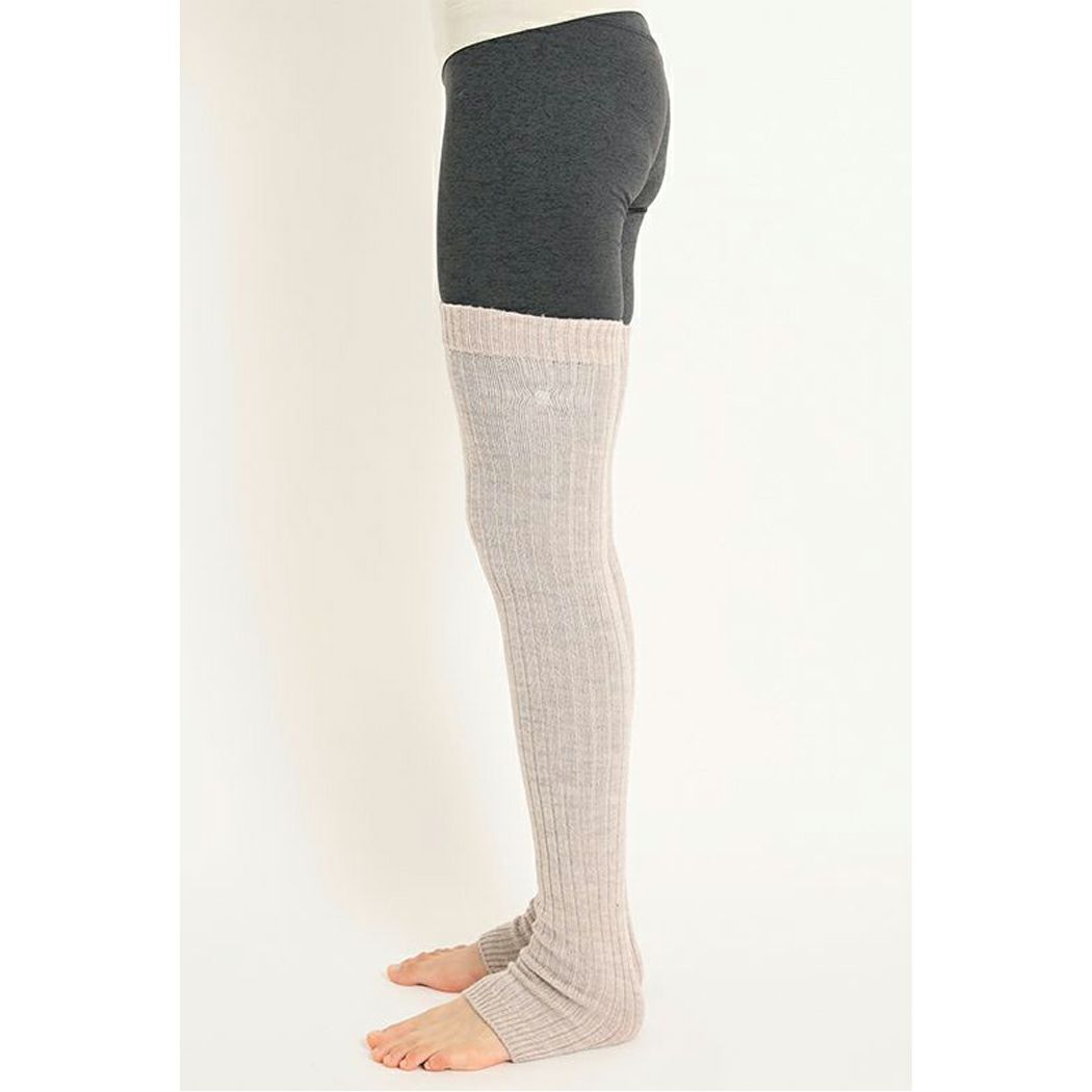 スリアsuriaダッタソックスレディースニーハイソックス保温力通気性防臭性秋冬ベージュグレーブラックスポーツ靴下ソックス重ね履きヨガSU-A092