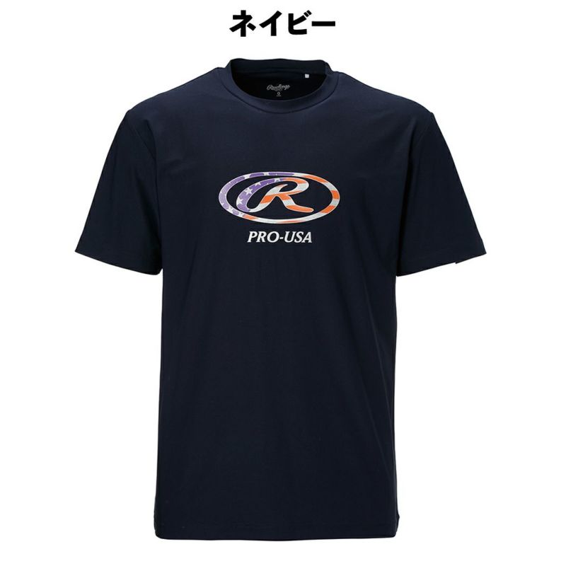 ローリングスRawlings超伸オーバルR半袖Tシャツメンズレディースグレーネイビー野球トレーニングシャツ半袖AST13F04