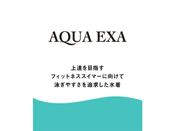 アリーナarenaアクアエクサワンピーススパッツ(オープンバックハーフレッグぴったりパッド)レディースネイビー紺水泳スイムフィットネス水着オールインワンFLA3907W-NYBU