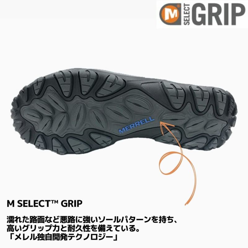 メレル MERRELL ACCENTOR 3 WP アクセンタ3 ウォータープルーフ メンズ