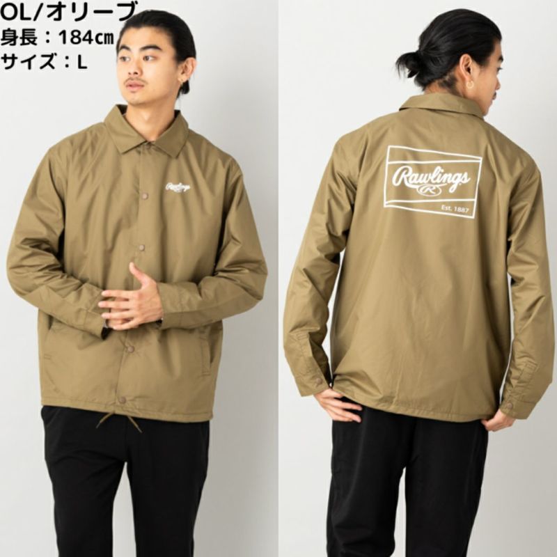 ローリングスRawlingsGROUNDREDグラウンドレッドCoachJacketコーチジャケット野球カジュアルベースボールカジュアルAOS13F11