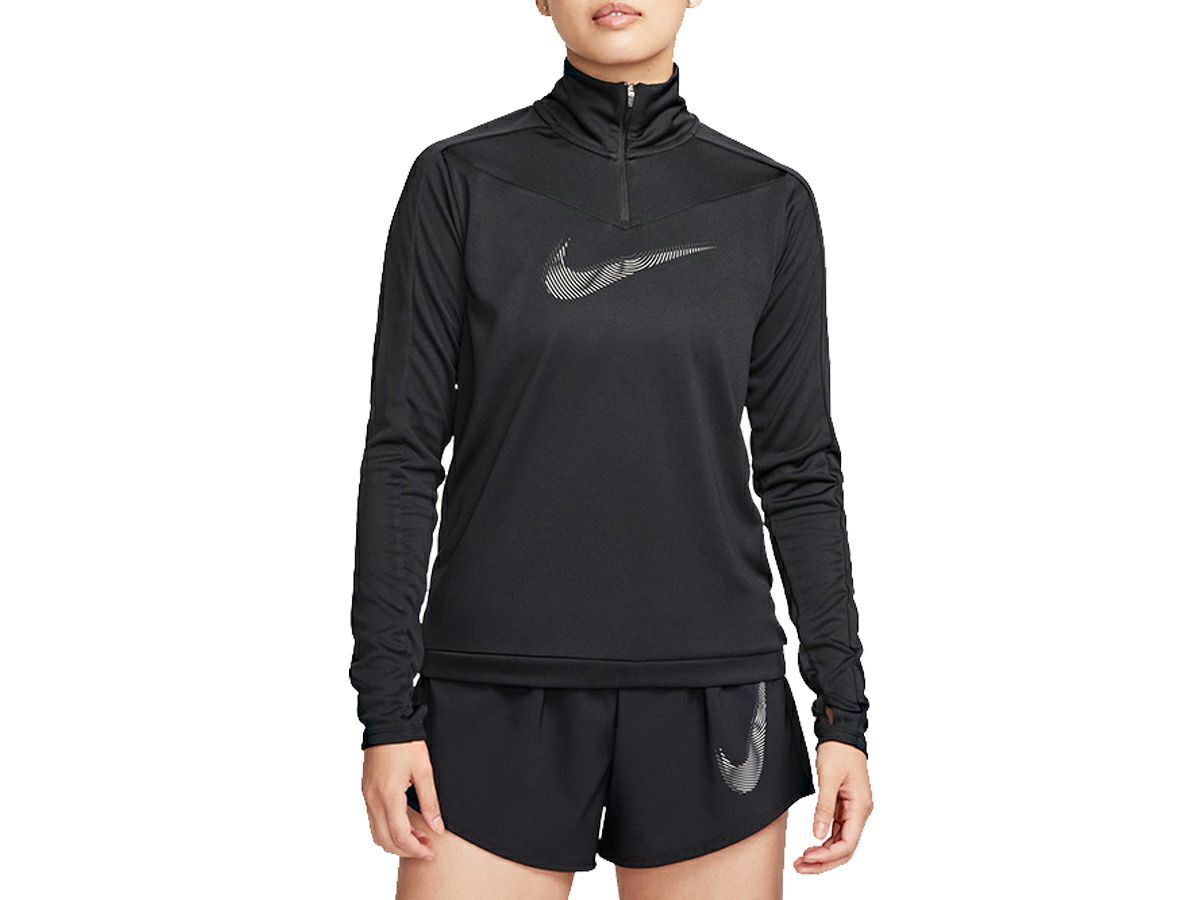 ナイキ NIKE Dri-FIT スウッシュ 1/4ジップ ランニングトップ