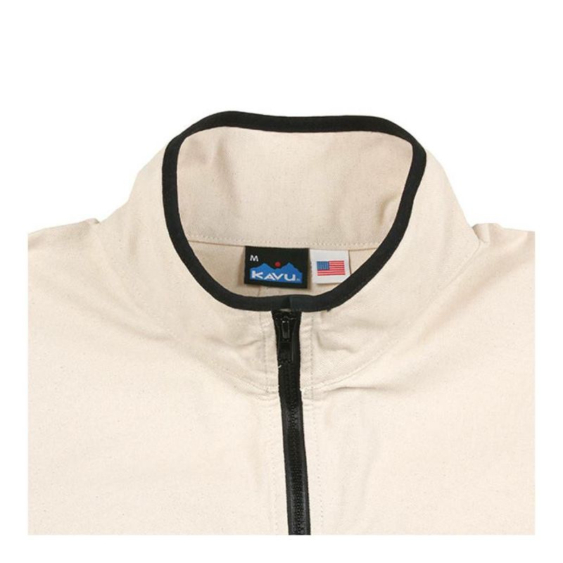 カブー KAVU L/S FZ Throwshirt ロングスリーブ フルジップ