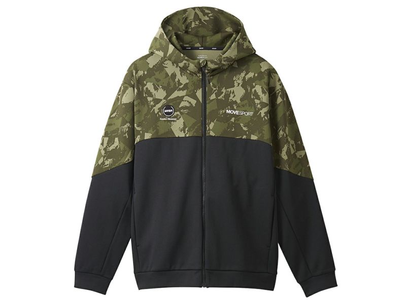 デサント DESCENTE S.F.TECH SHIELD 総柄グラフィック フード