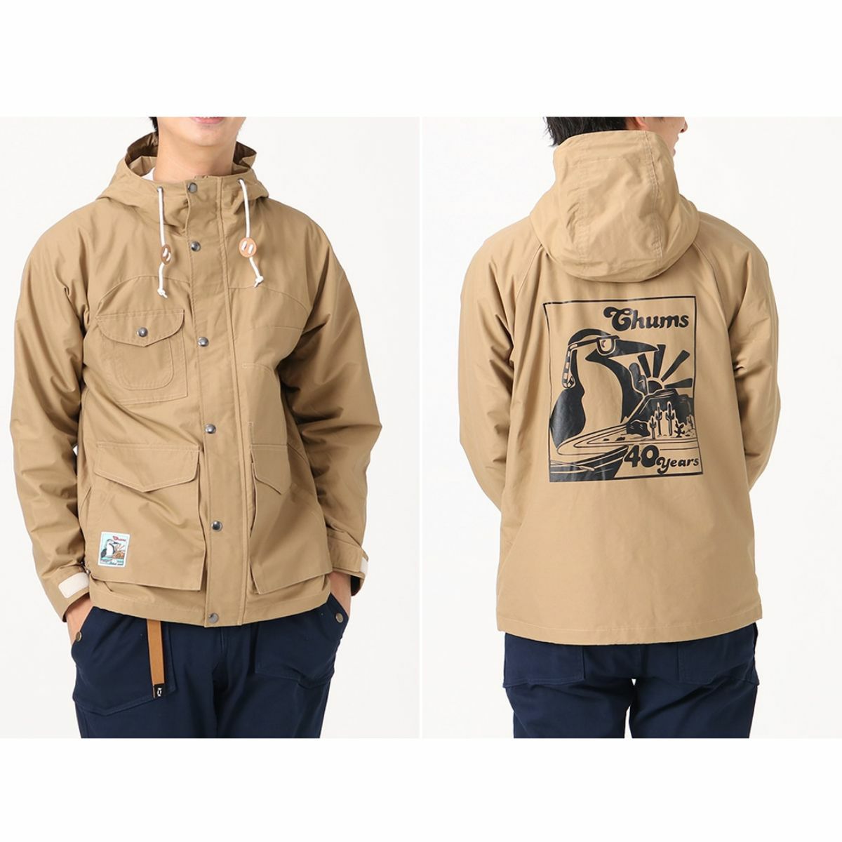チャムス CHUMS チャムス40イヤーズキャンピングパーカー メンズ 春 秋