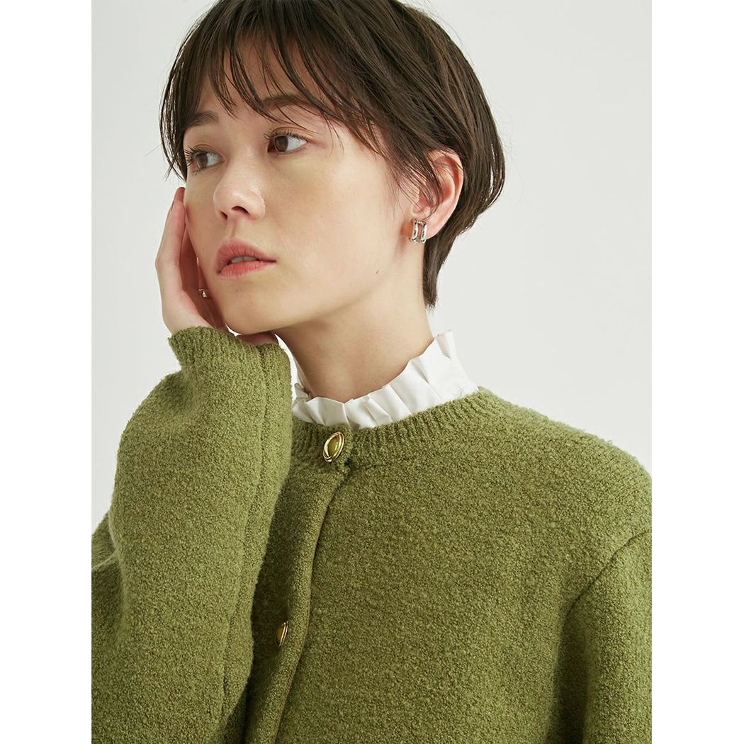 エミ emmi emmi atelier コンパクトニットジャケット レディース 秋 冬 