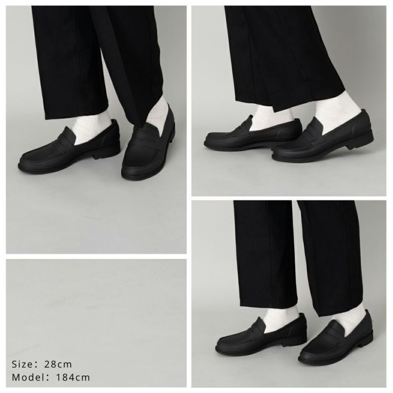 HUNTER - 定価16500 新品 本物 HUNTER メンズ ローファー JP26