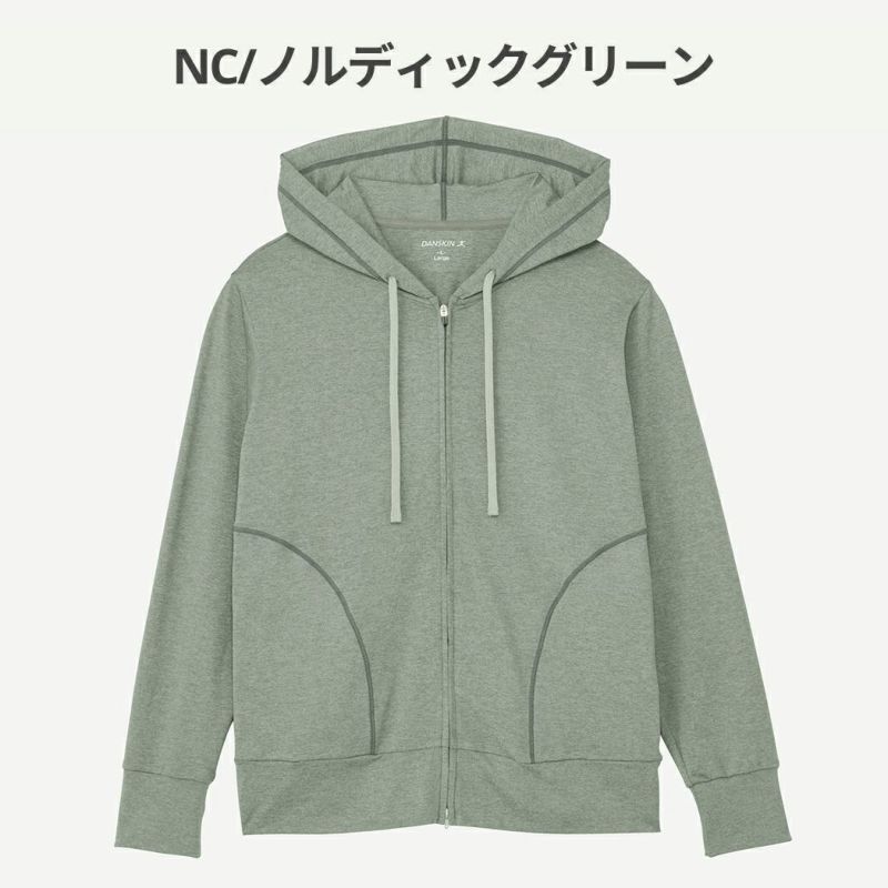 ダンスキン DANSKIN オールデイアクティブフーディー ALL DAY ACTIVE HOODIE DC524105 ブラックネイビー KN  XLサイズ [フィットネス ヨガ パーカー レディース] 通販【全品無料配達】 - ヨドバシ.com