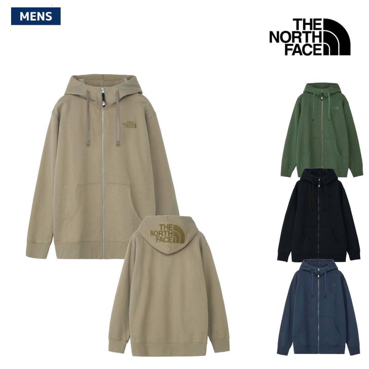 ノースフェイス リアビューフルジップフーディ パーカー XS （ザ  
