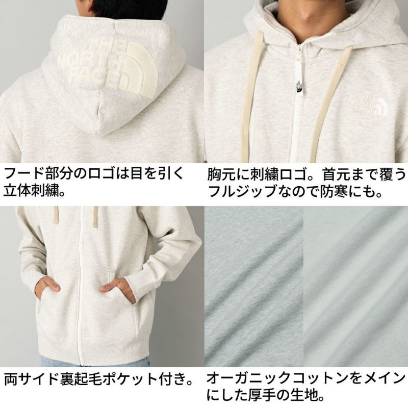 正規取扱店】ザ・ノース・フェイス THE NORTH FACE Rearview Full Zip Hoodie リアビューフルジップフーディ メンズ  レディース ユニセックス パーカー 裏起毛 厚手 カジュアル ウェア フルジップ 速乾 アウトドア タウンユース シンプル ペアコーデ NT12442  K NT OM UN Z ...