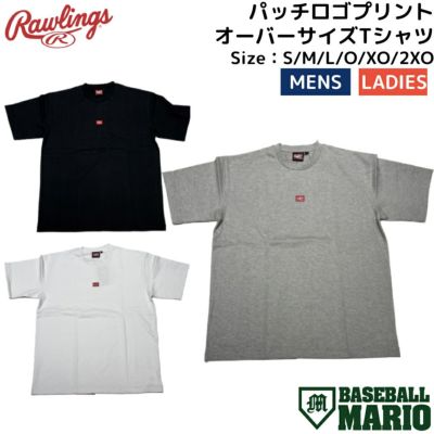 ローリングス Rawlings パッチロゴプリントオーバーサイズTシャツ 半袖 