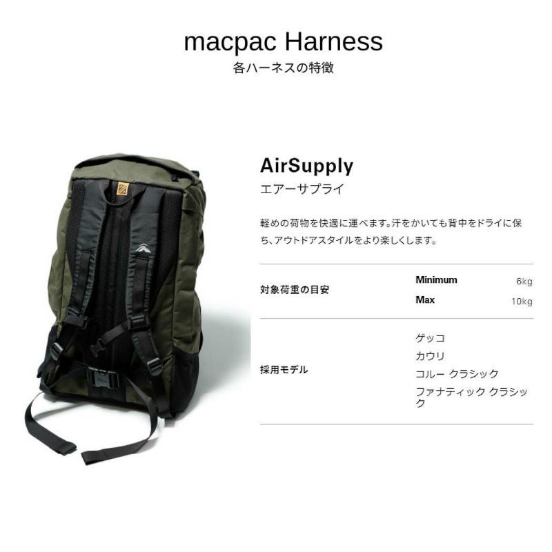 マックパック macpac Kauri カウリ 30L メンズ レディース ユニセックス ブラック 黒 カジュアル バッグ リュック バックパック  デイパック 低山トレッキング MM72302 K スポーツマリオ公式通販サイト