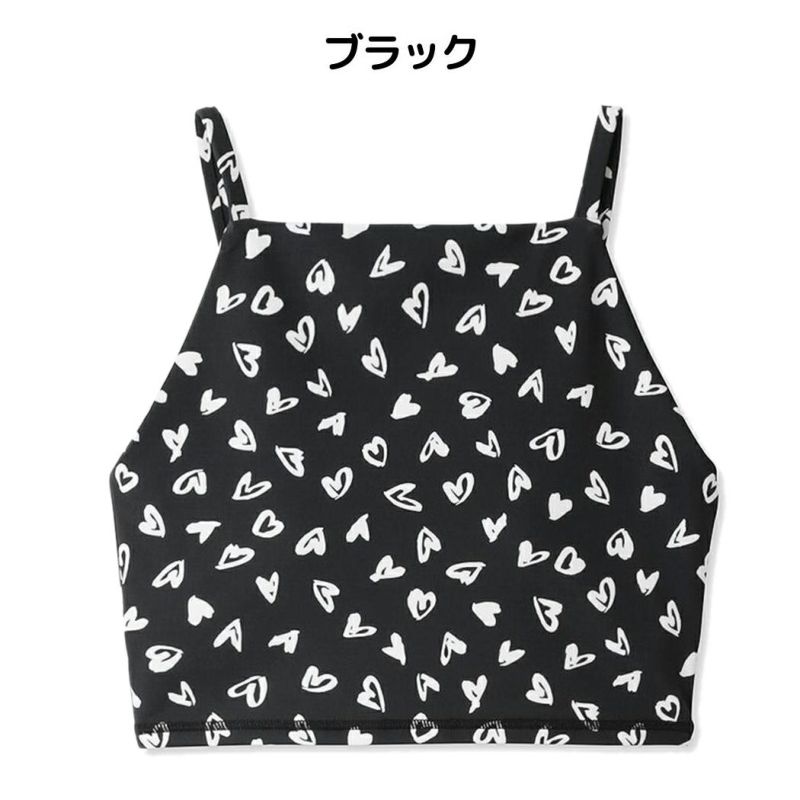 エミ emmi emmi yoga ペイントハートブラトップ レディース