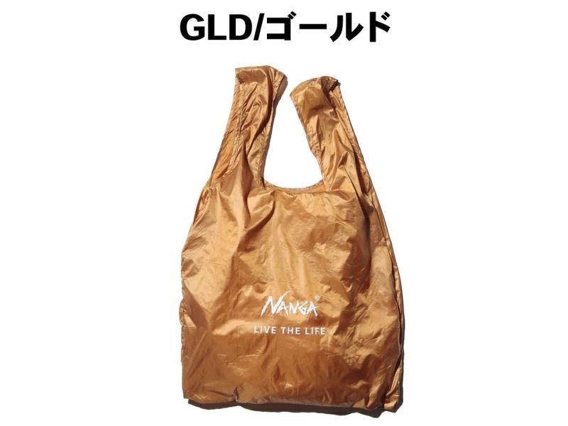 ナンガNANGAPOCKETABLEECOBAGLIVETHELIFEポケッタブルエコバッグ手提げ袋マイバッグN1ELPR93/N1ELNY93/N1ELCY93/N1ELBK93/N1ELBD93/N1ELGK93