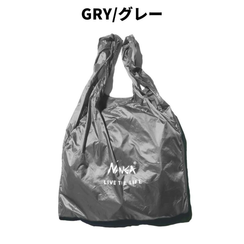 ナンガNANGAPOCKETABLEECOBAGLIVETHELIFEポケッタブルエコバッグ手提げ袋マイバッグN1ELPR93/N1ELNY93/N1ELCY93/N1ELBK93/N1ELBD93/N1ELGK93