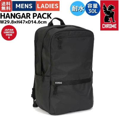 クローム CHROME HANGAR PACK ハンガー パック 30L メンズ レディース ユニセックス ブラックタープ 黒 カジュアル リュック バックパック 耐水 17インチ対応 JP216 BKTP