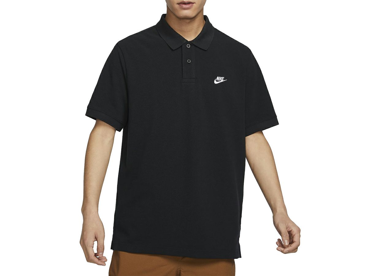 NIKE テニス 半袖ポロシャツ クロコ柄 ハーフジップ フェデラー着用 黒 NIKE テニス 半袖ポロシャツ クロコ柄 ハーフジップ フェデラー
