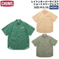 チャムス CHUMS レイトンオーバーサイズドショートスリーブシャツ